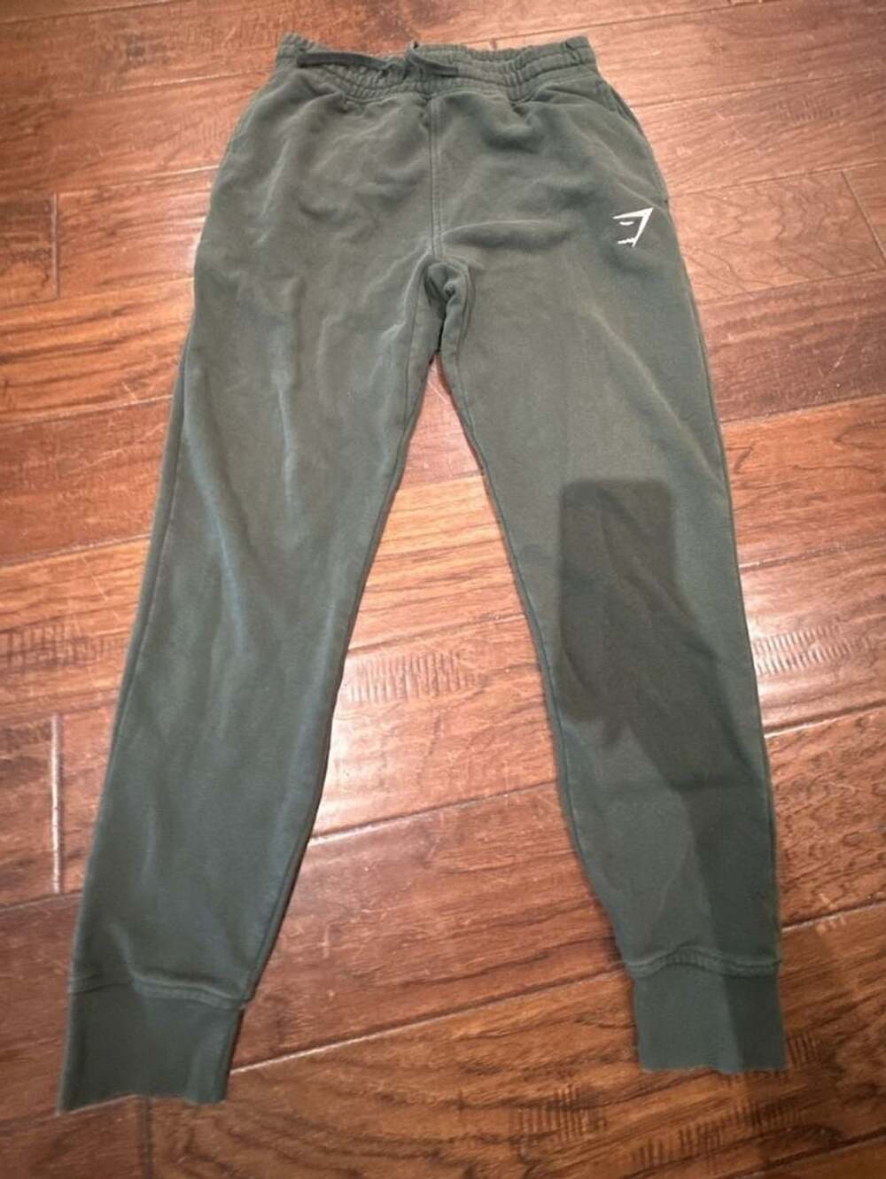 Gymshark Olive Green Crest Joggers Sweatpants Men's Size Small